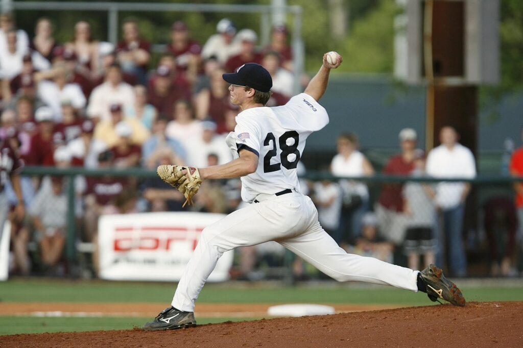 baseball player on field photo